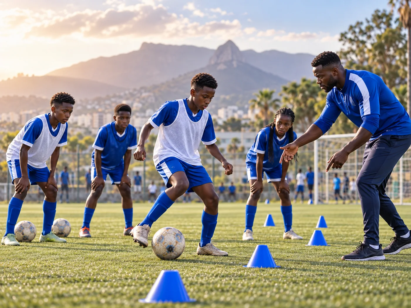 Tactical coaching session