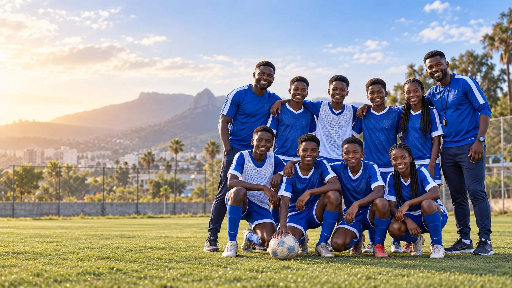 Friends Soccer Academy Squad and Staff